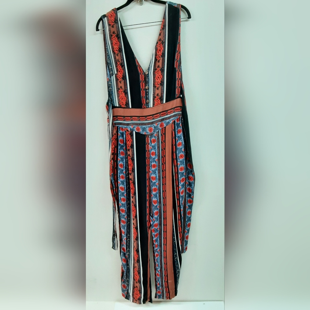 Free People Multicolor Striped Jumpsuit
